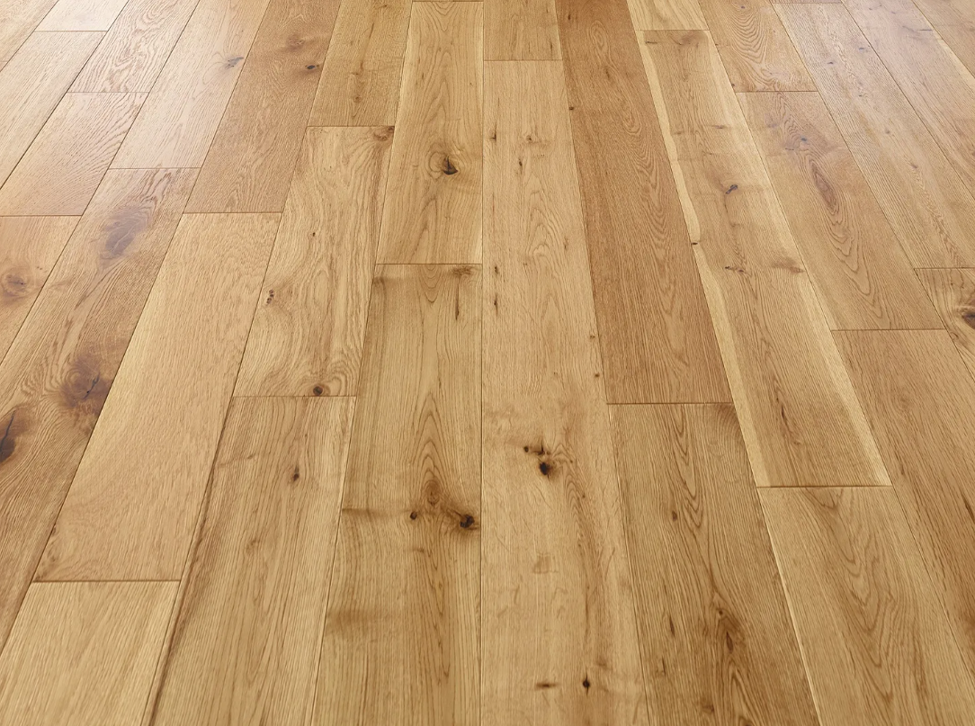 Richmond 125mm Natural Brushed & Lacquered Straight Engineered