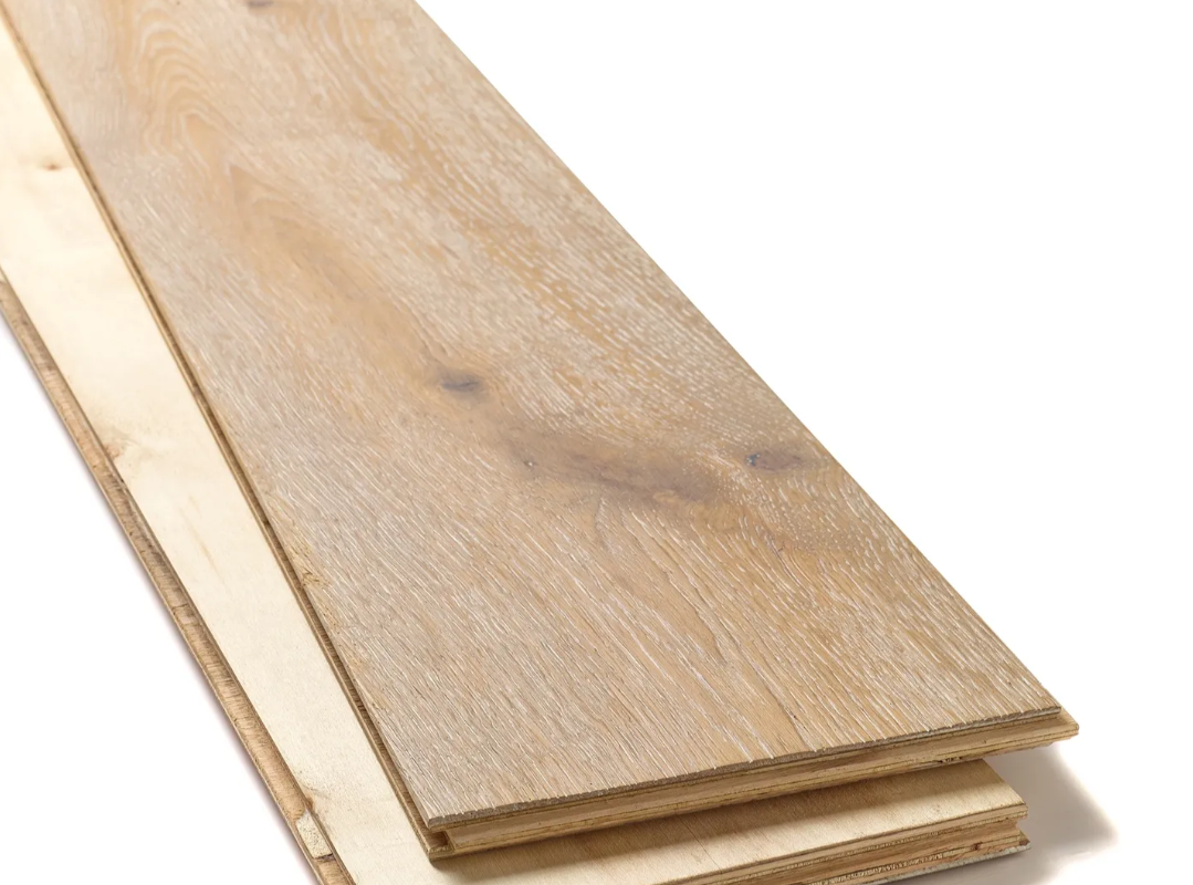 Knightsbridge 190mm Deep Brushed & White Oiled Straight Engineered