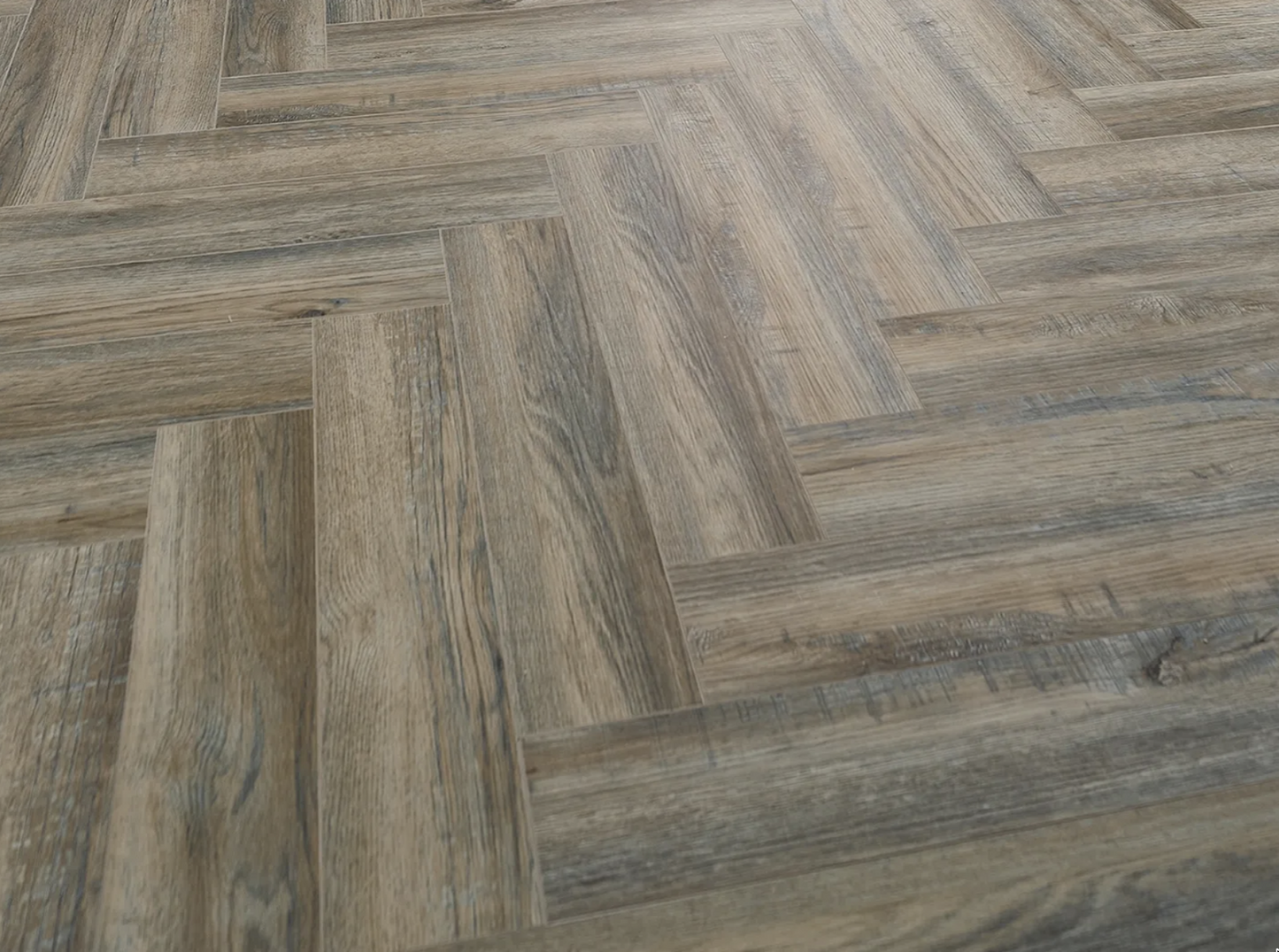 Honey Oak herringbone waterproof SPC