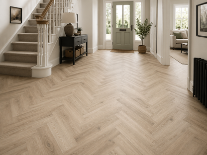Florence herringbone glue down LVT