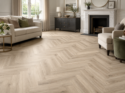 Florence herringbone glue down LVT