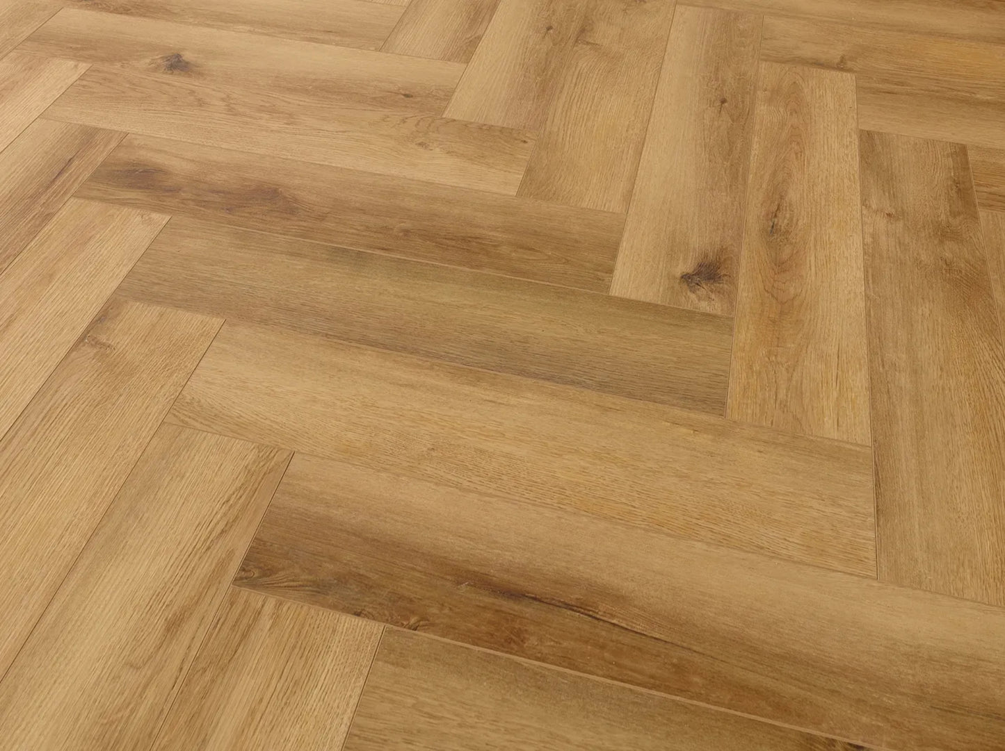 Warm Oak herringbone waterproof SPC