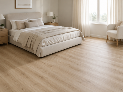 Almeria Oak 12mm Plank Laminate room set 2