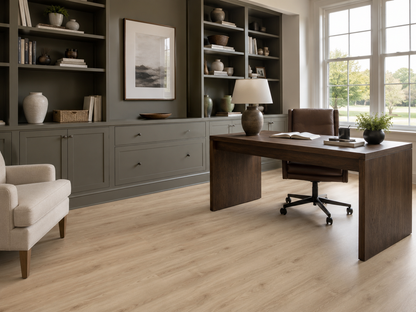 Almeria Oak 12mm Plank Laminate room set 3