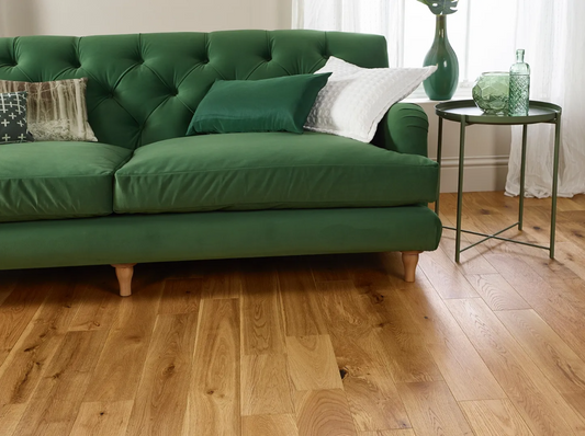 Richmond 125mm Natural Brushed & Lacquered Straight Engineered