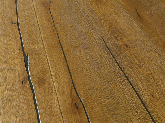 Wandsworth 220mm Golden Distressed Hardwax Oiled Straight Engineered
