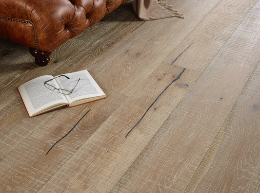 Wandsworth 220mm Smoked Grey Saw Mark Hardwax Oiled Straight Engineered
