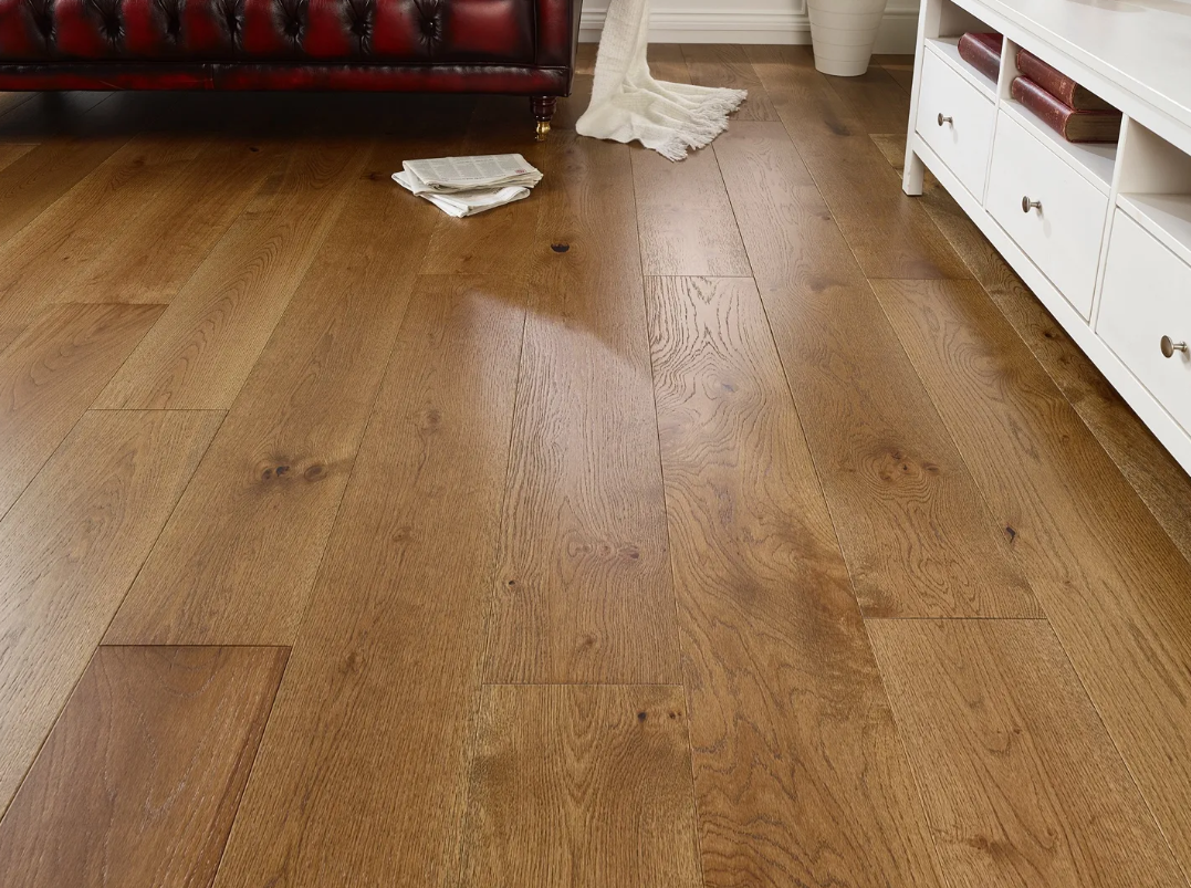 Wandsworth 220mm Cognac Brushed & Lacquered Straight Engineered