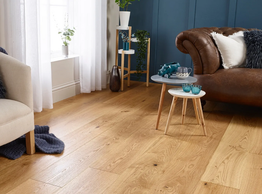 Wandsworth 220mm Natural Brushed & Lacquered Straight Engineered