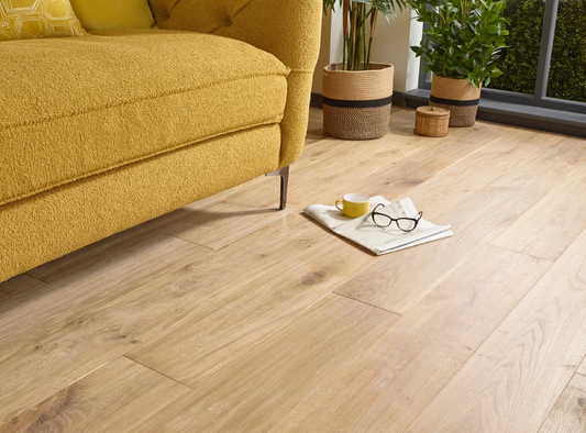 Knightsbridge 190mm Smoked White Oiled & Handscraped Straight Engineered