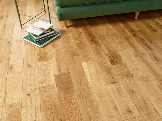 Richmond 125mm Natural Brushed & Lacquered Straight Engineered