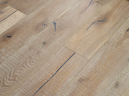 Wandsworth 220mm Smoked Grey Saw Mark Hardwax Oiled Straight Engineered