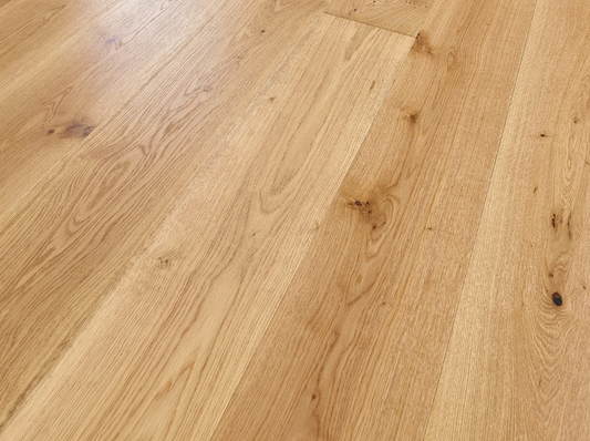 Wandsworth 220mm Natural Brushed & Lacquered Straight Engineered
