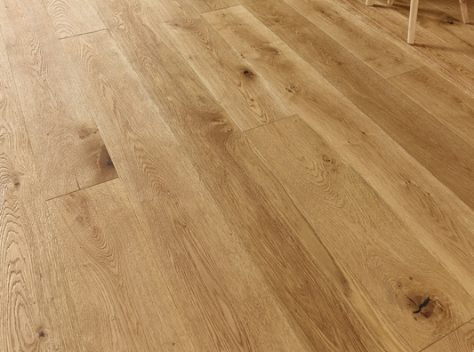 Chelsea 180mm Deep Brushed Handscraped Natural Straight Engineered
