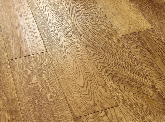 Chelsea 180mm Deep Brushed Handscraped Golden Straight Engineered