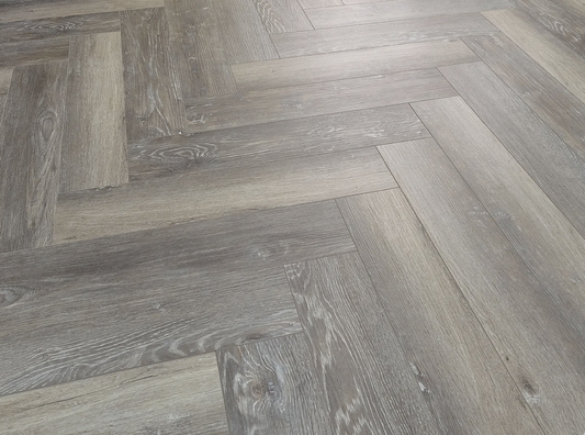 Modern Grey herringbone waterproof SPC