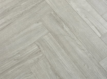 Light Grey herringbone waterproof SPC