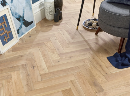 Mayfair 90mm Invisible Oiled Herringbone Engineered