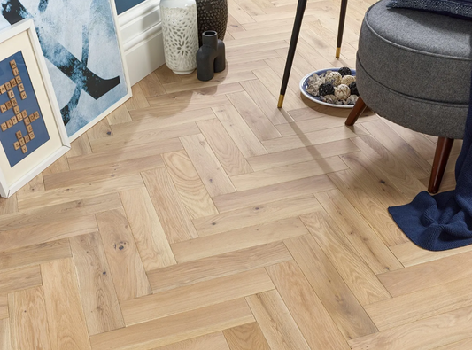 Mayfair 90mm Invisible Oiled Herringbone Engineered