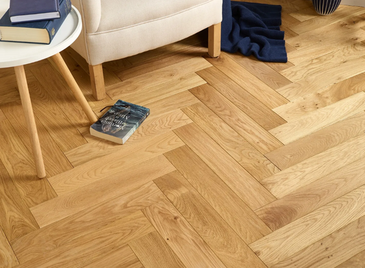 Mayfair 100mm Natural Brushed Hard Wax Oil Herringbone Engineered